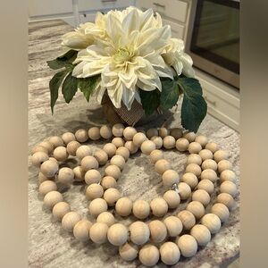 Wooden beads 79”